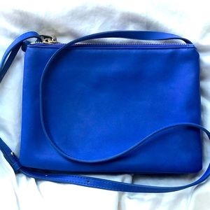 Cobalt Blue Three Pocket Purse